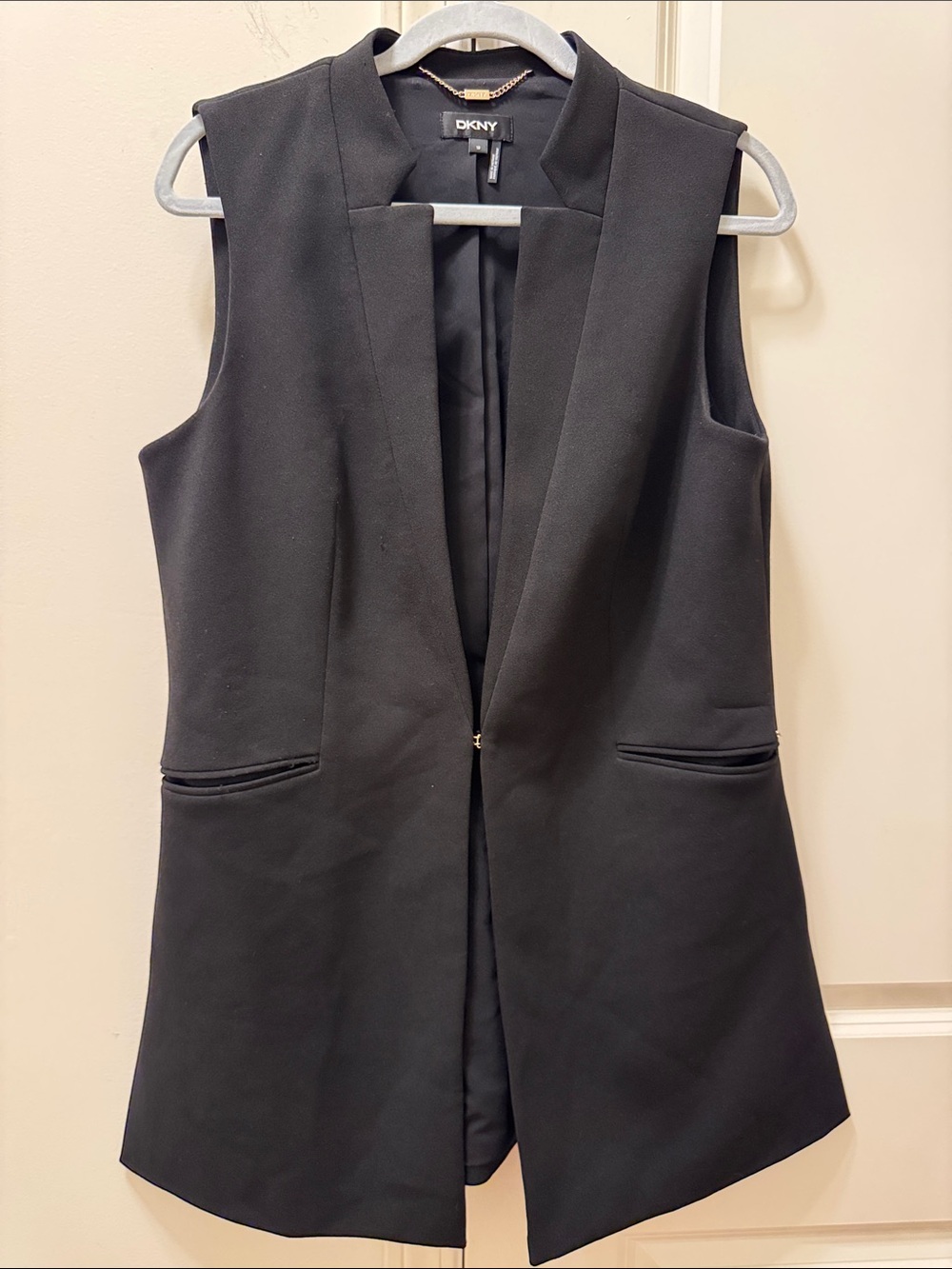DKNY Women Long Vest